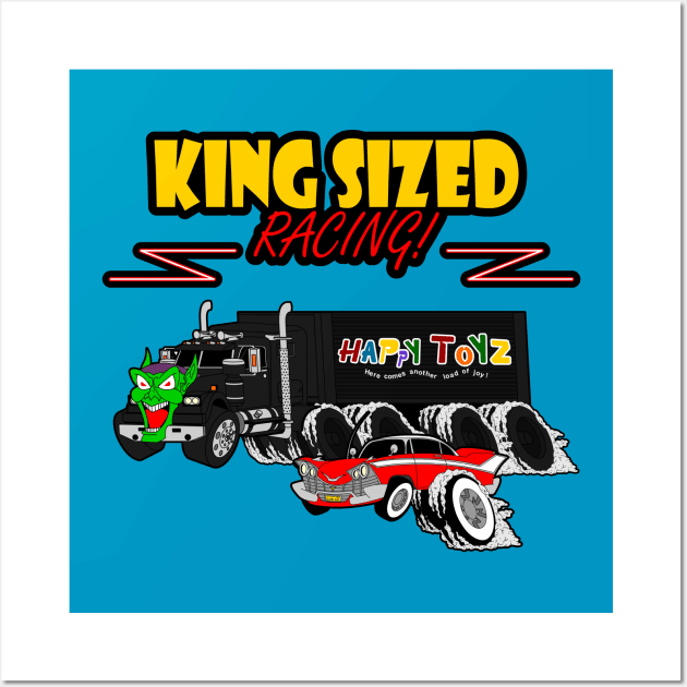 Stephen King Sized Racing! Wall Art by RobotGhost